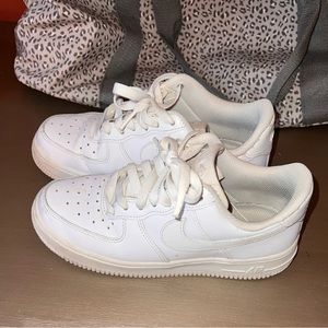 Nike air force 1s all white